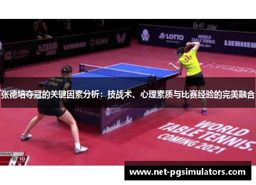 张德培夺冠的关键因素分析：技战术、心理素质与比赛经验的完美融合