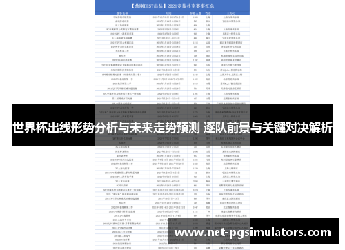 世界杯出线形势分析与未来走势预测 逐队前景与关键对决解析